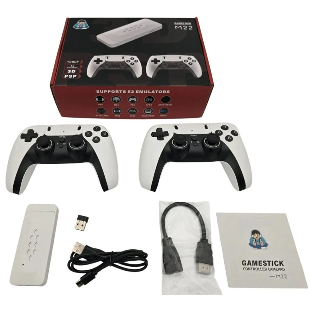 M22 Game Stick 4K Retro Video Game Consoles Wireless Controller