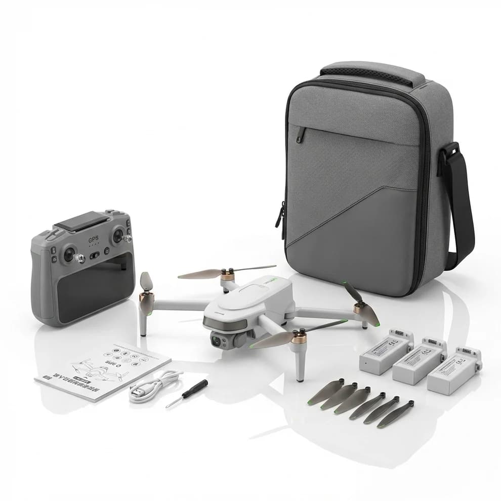 P31 Pro 4K GPS Camera Drone with 3 batteries EIS Stabilization & Smart Return(NIGHT VISION ) CAMERA )
