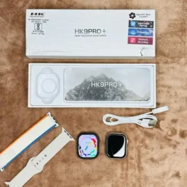 Hk9pro+ Smartwatch With Free Bands , Tempered & Gift