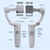 M1 Merak One 3 Axis Smartphone Gimbal Stabilizer Foldable Handheld Vlog Gimbal