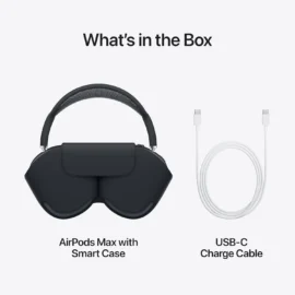 Headphones AirPods Max Wireless Over-Ear Headphones, Pro-Level Active Noise Cancellation, Transparency Mode, Personalised Spatial Audio, USB-C Charging, Bluetooth Headphones Premium Quality