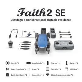 Faith2 SE RC Drone 540° Obstacle Avoidance 3-Axis Gimbal Professional 4K Camera GPS 3KM FPV Quadcopter