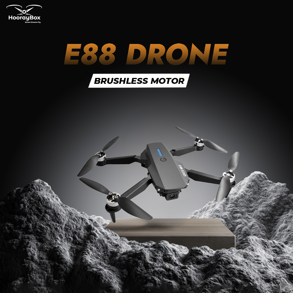 E99 MAX EVO Drone With Brushless Motor, Dual Battery HD Dual Camera Optical Flow Perfect For any Age. Drone Camera / Drone / 4k Camera Drone
