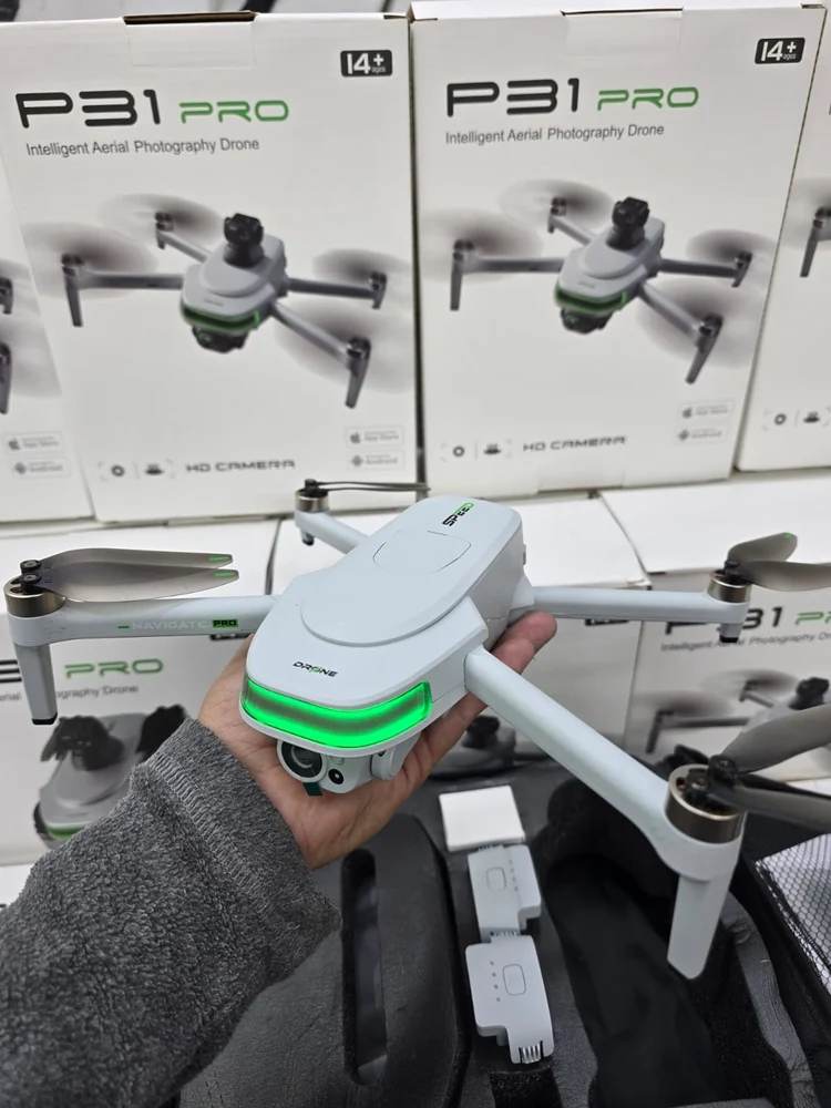 P31 Pro Max Gps 3 Batteries Drone With Night Vision Camera Technology